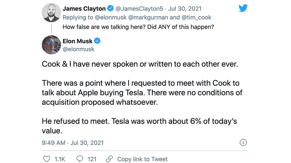 Elon Musk tuits