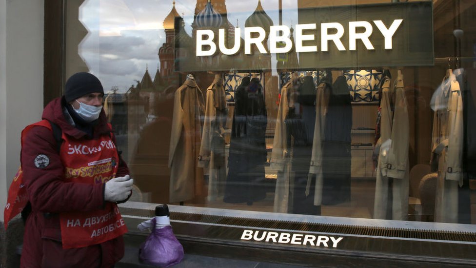 Loja da Burberry na Praça Vermelha