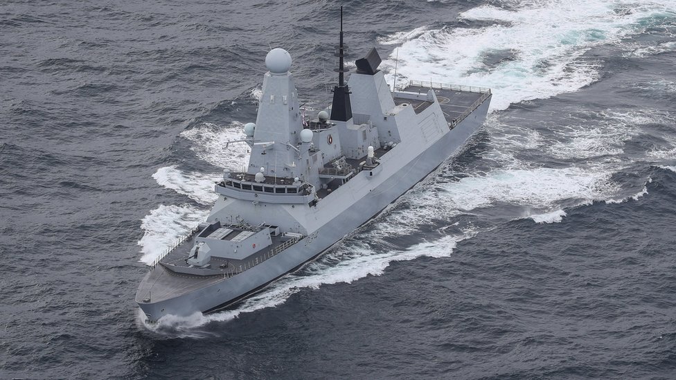 英國皇家海軍「鑽石號」（HMS Diamond）資料照片（2020年10月14日）