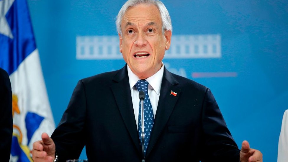 Sebastián Piñera en 2019.