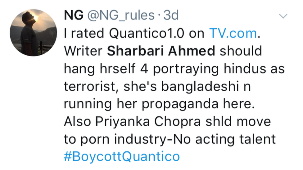 Download Quantico The Muslim Writer Targeted In Indian Episode Controversy Bbc News SVG Cut Files
