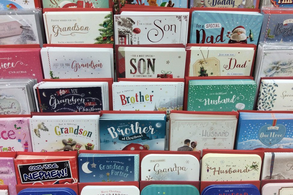 Рождественские открытки в продаже в Card Factory