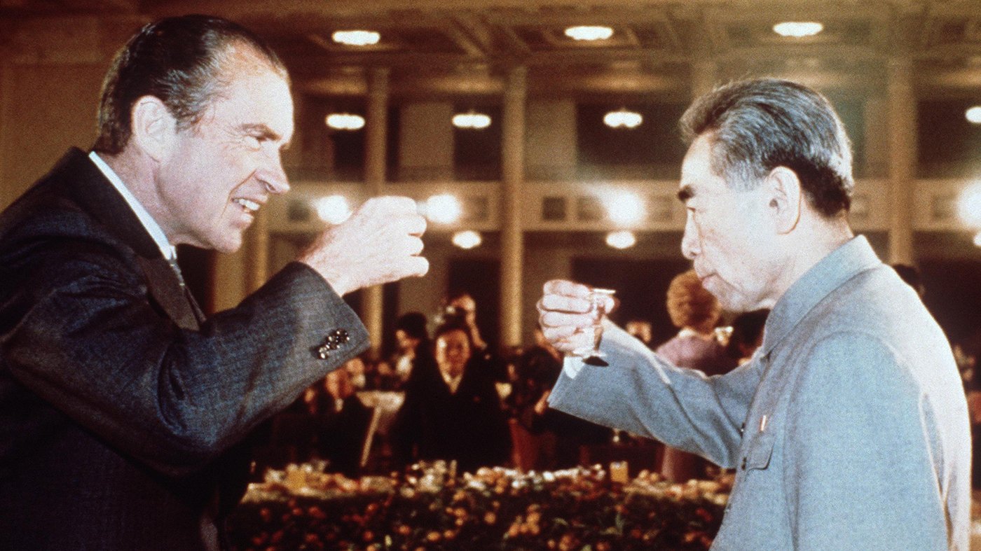 尼克松訪華常被認為是中美之間相互孤立時代的結束，但兩個國家在未來半個世紀裏跌宕起伏的關係才徐徐開始。