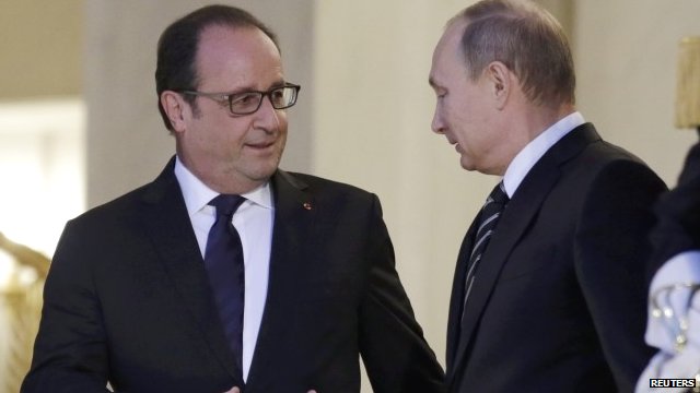 Peace talks in Paris overshadowed by Syria - BBC News