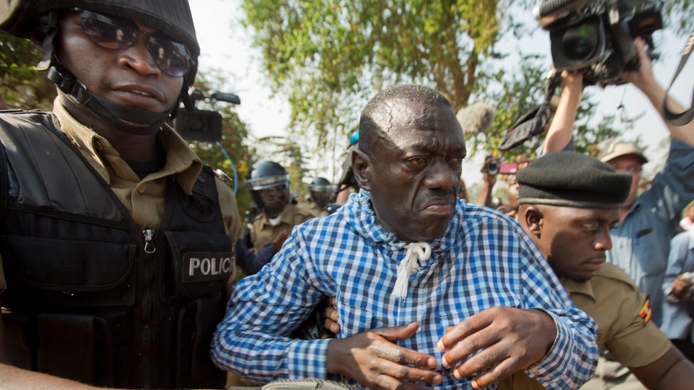 Uganda Museveni Rival Kizza Besigye Charged With Treason Bbc News