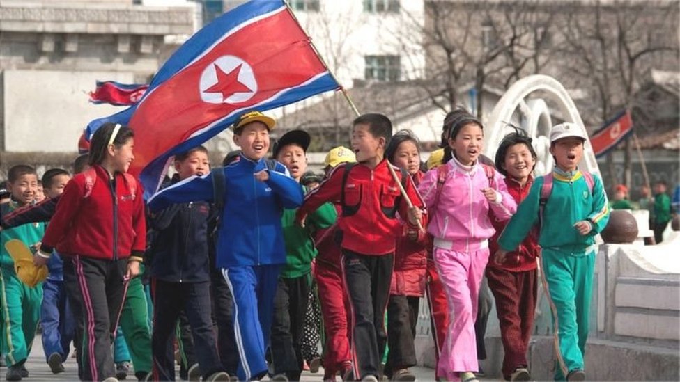 شمالی کوریائی بچے