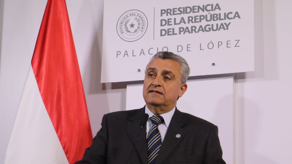 El ministro del Interior de Paraguay, Juan Ernesto Villamayo