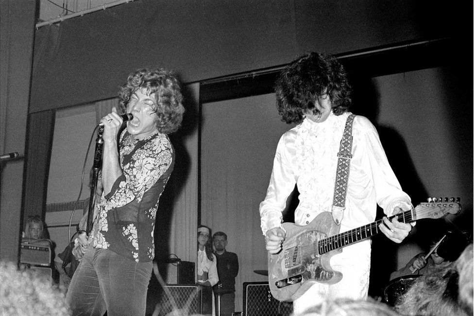 Выступление группы New Yardbirds в Копенгагене в 1968 году