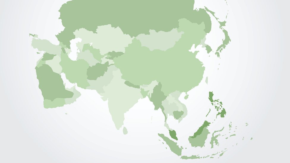 Mapa de Asia