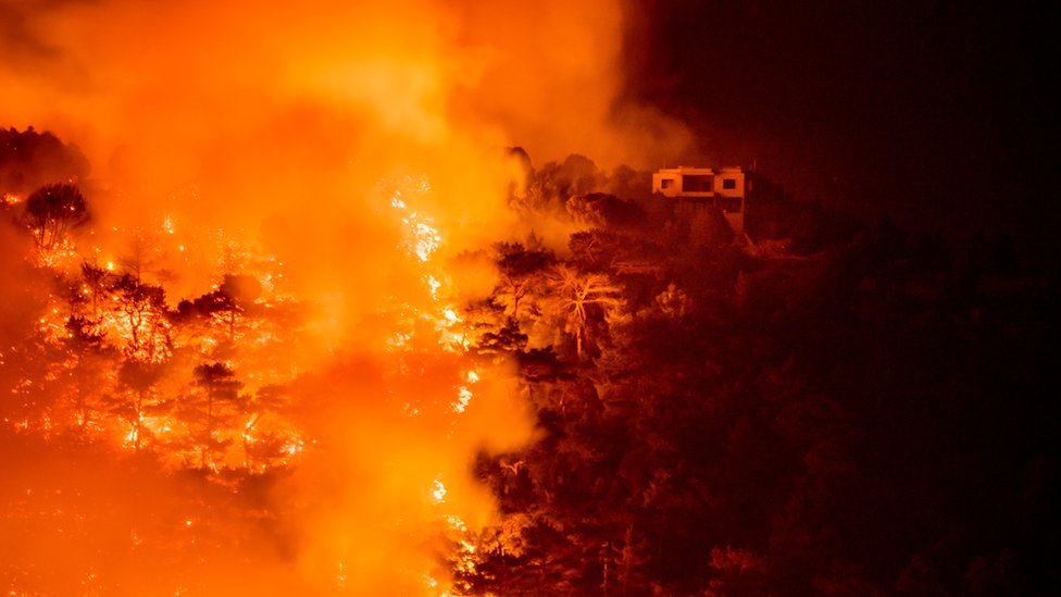حرائق الغابات في لبنان
