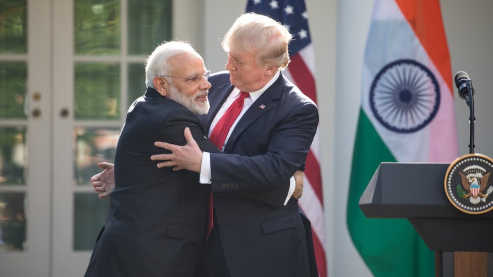 Modi y Trump
