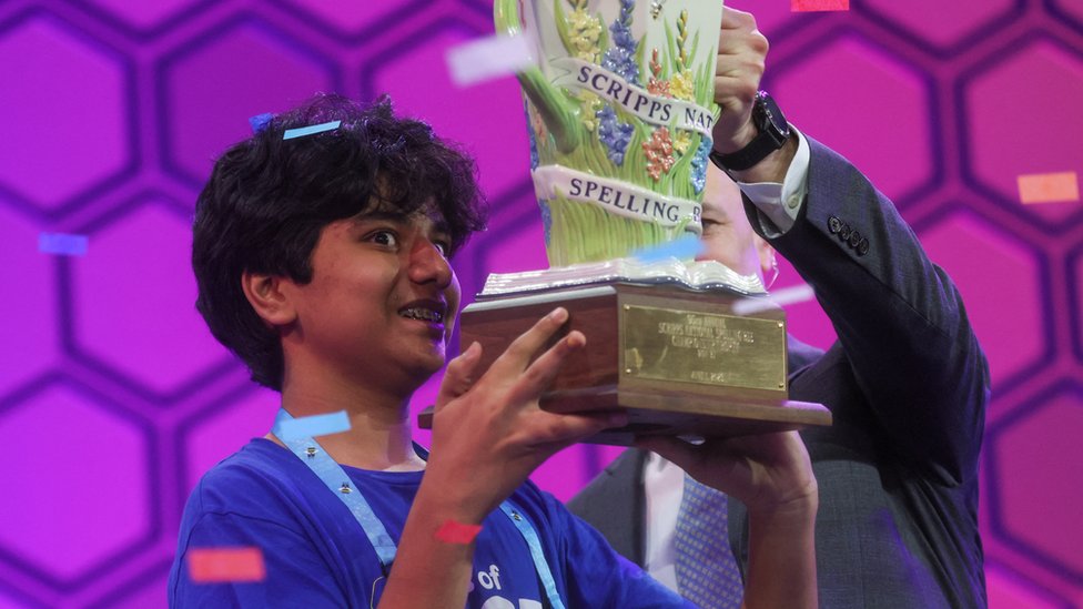Florida teenager Dev Shah wins US Spelling Bee with psammophile