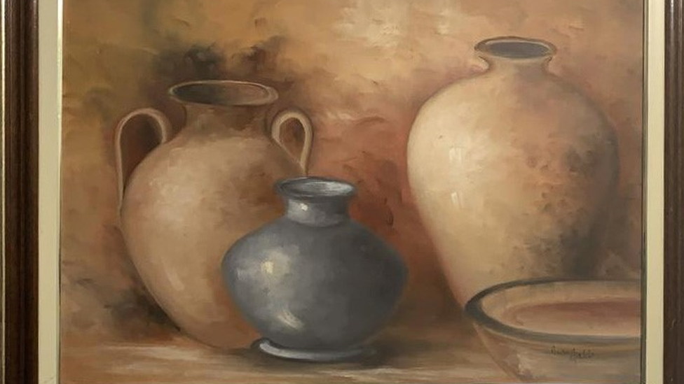 Pintura a óleo feita por Áurea Galli