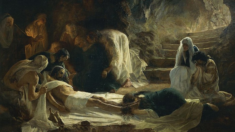 لوحة دفن المسيح