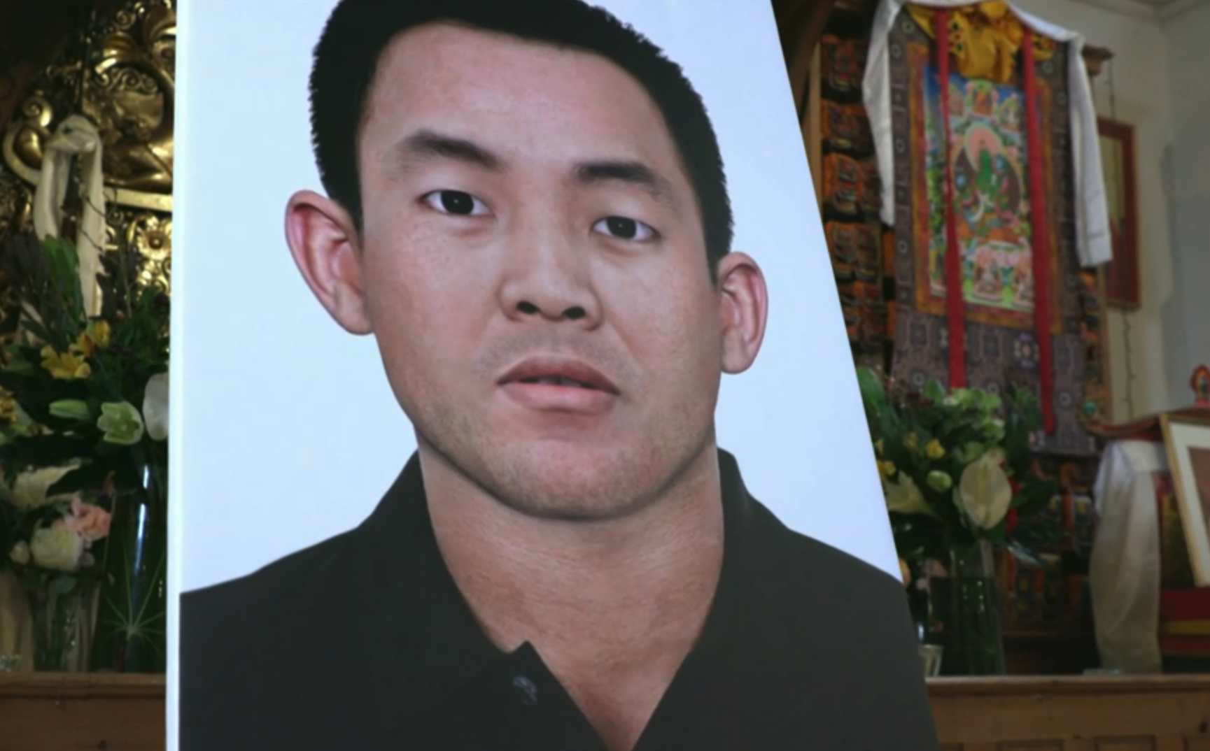 Artist's impression of how the Panchen Lama may appear today