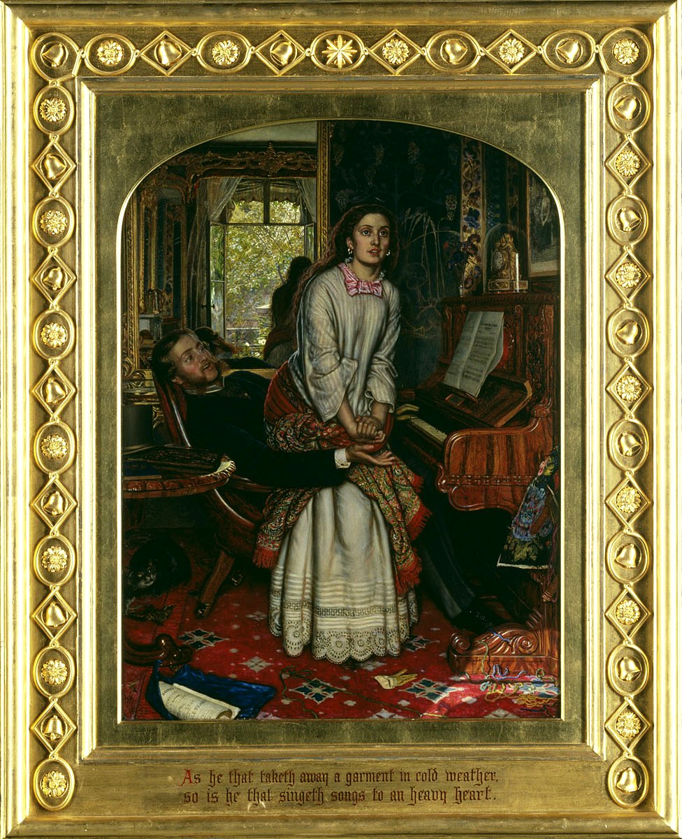 The Awakening Conscience, 1853, William Holman Hunt. Óleo en lienzo, 76,2 x 55,9 cm © Tate, London The Awakening Conscience, 1853, William Holman Hunt. Óleo en lienzo, 76,2 x 55,9 cm © Tate, London