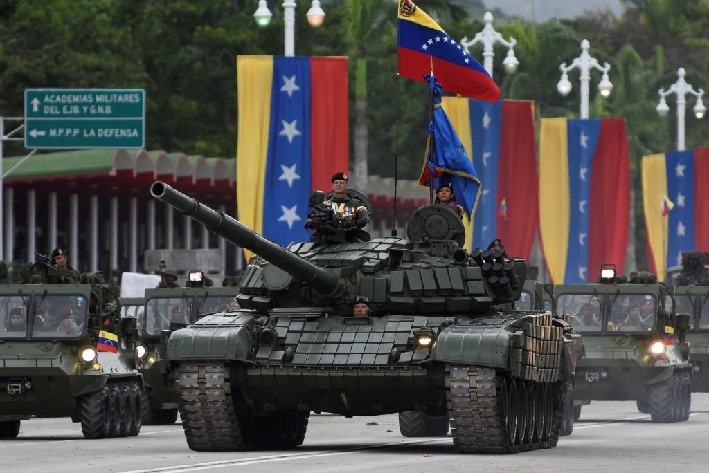 Un tanque del ejército de Venezuela BBC | NO USAR. 