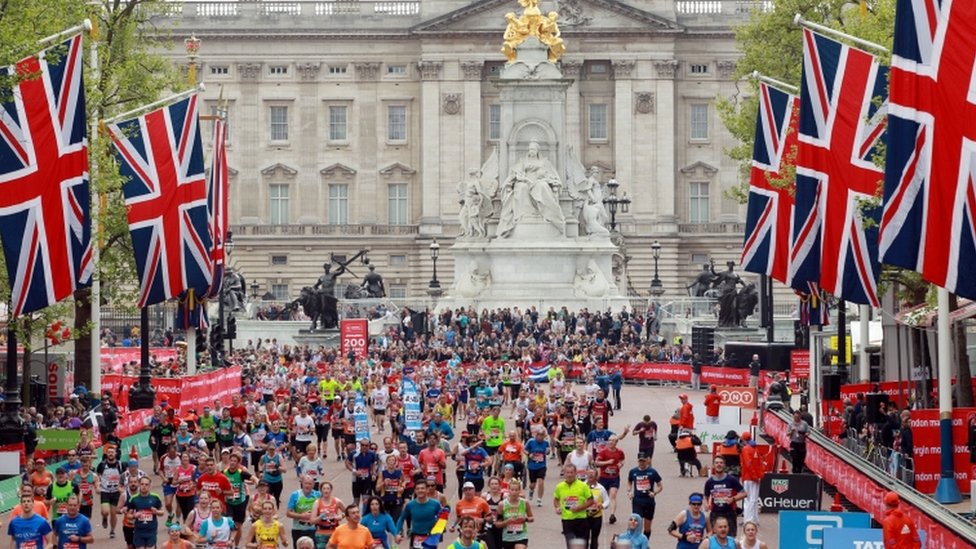 Miles de personas participaron en la maratón de Londres el pasado domingo. Maratón de Londres
