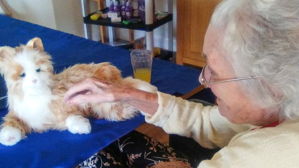 Robotic Pets Helping Seniors With Dementia Youtube