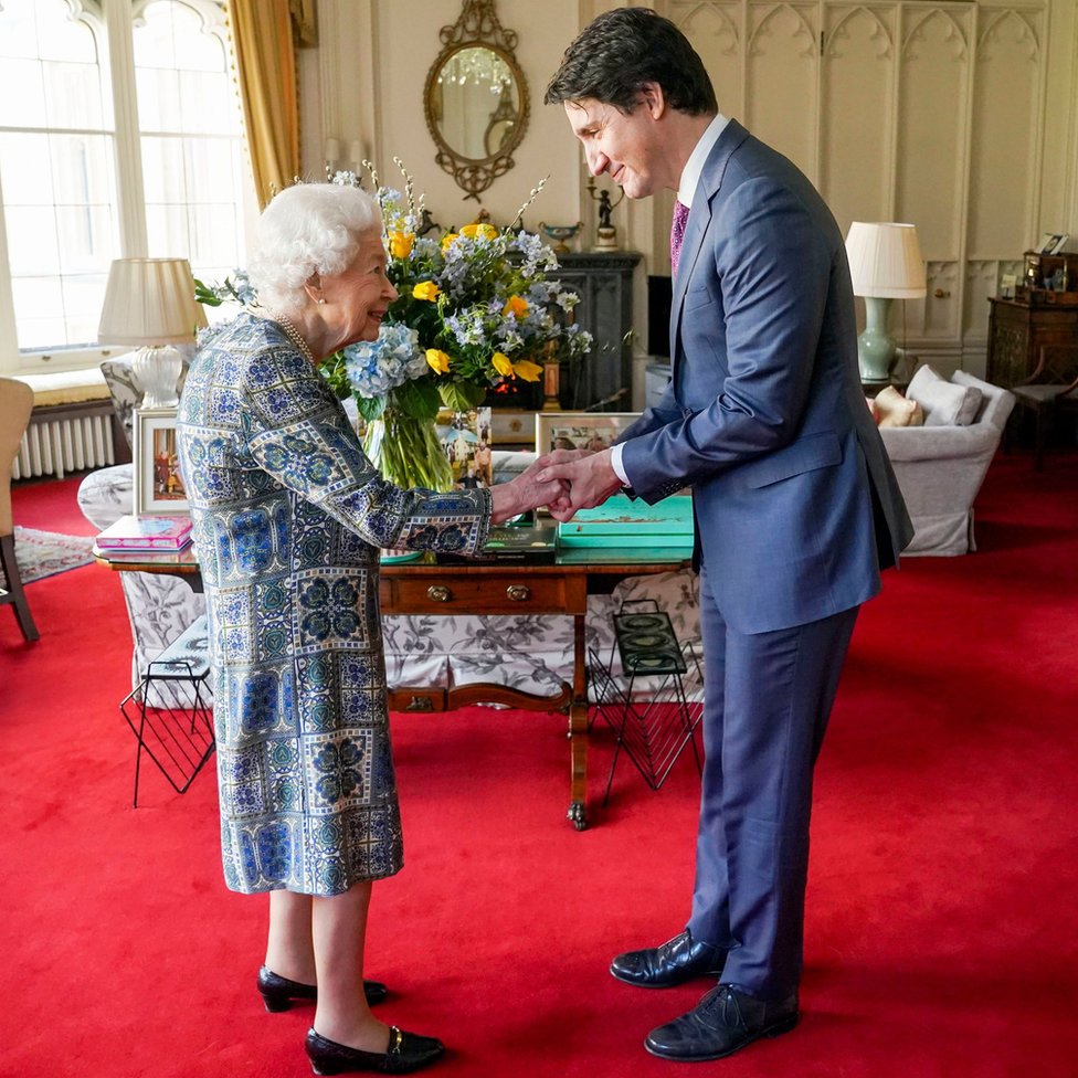 Queen & Canadian PM