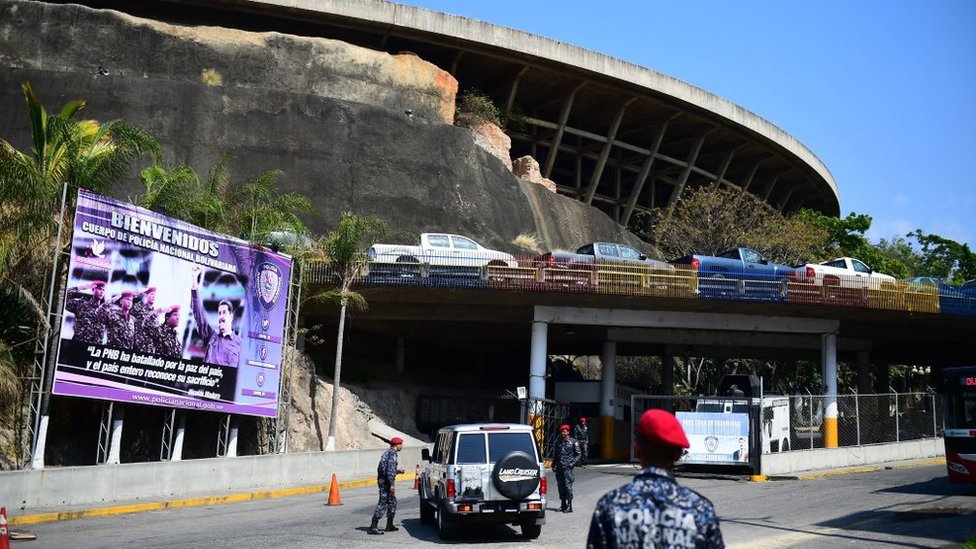 Las oficinas centrales del Sebin.