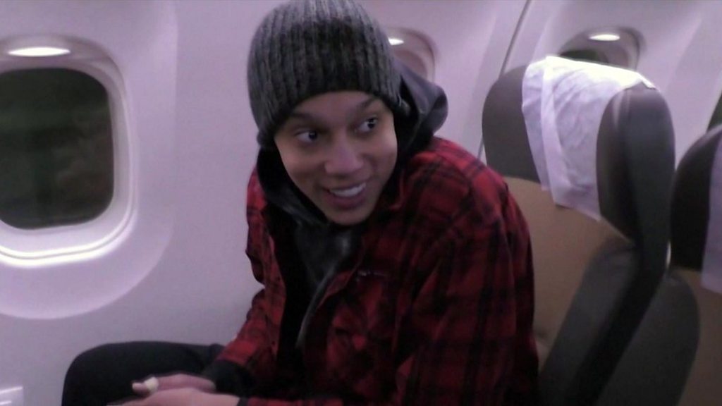 Brittney Griner packs bags, leaves jail and boards plane