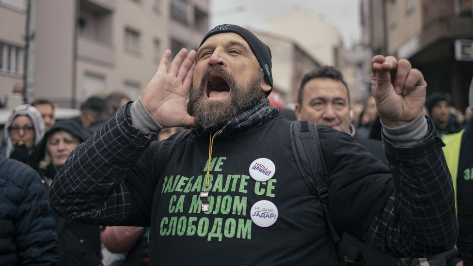 Protest u Loznici u ponedeljak 29. novembra