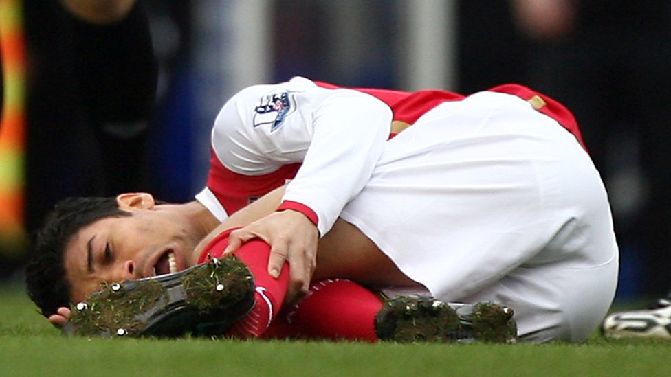 Da Silva u dresu Arsenala, 23. februar 2008.