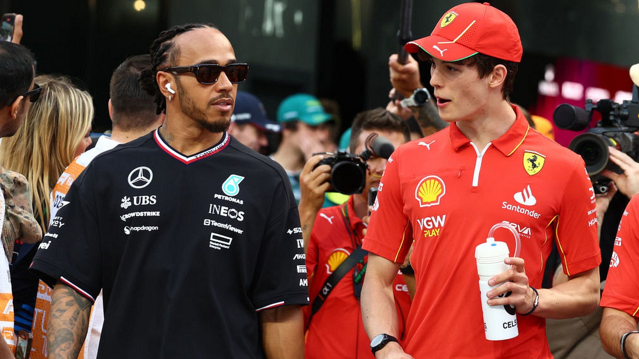 Oliver Bearman 'proud' of Lewis Hamilton & Fernando Alonso praise - BBC  Sport