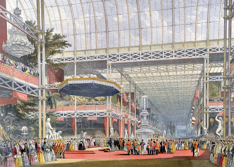 La reina Victoria abre la exhibición mundial de 1851.