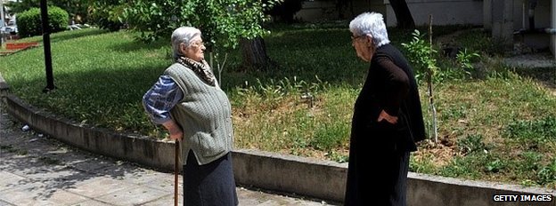 Греческие пенсионеры