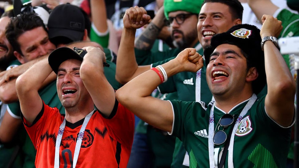 Hinchas mexicanos