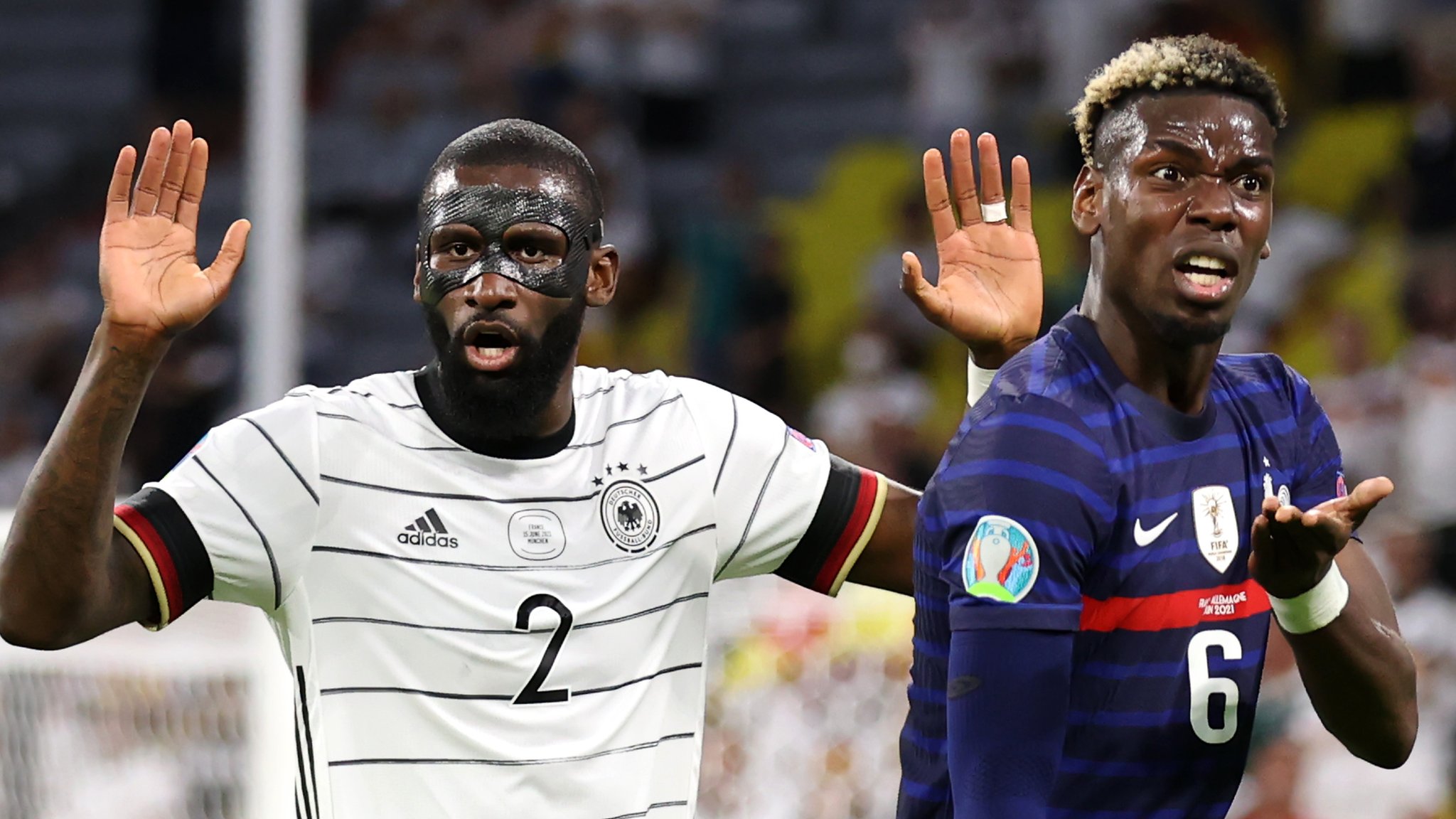 Euro 2020: Paul Pogba helps France to winning start - but did Antonio Rudiger take a bite?