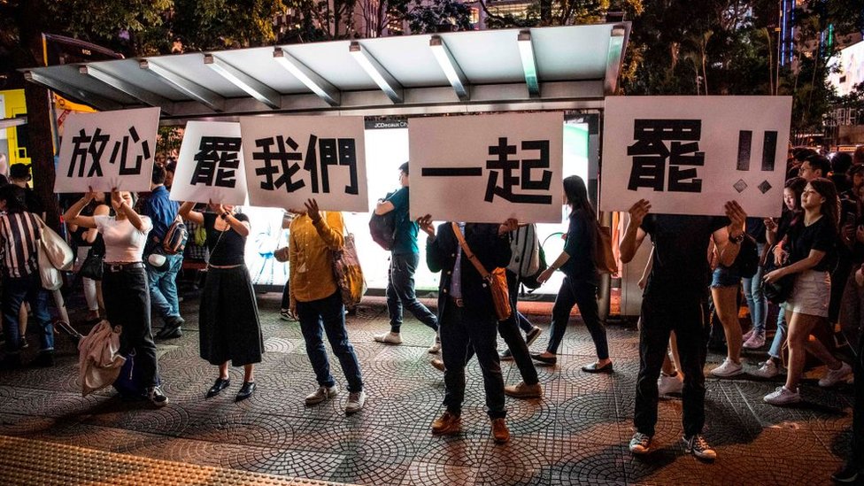 Hong Kong protesto