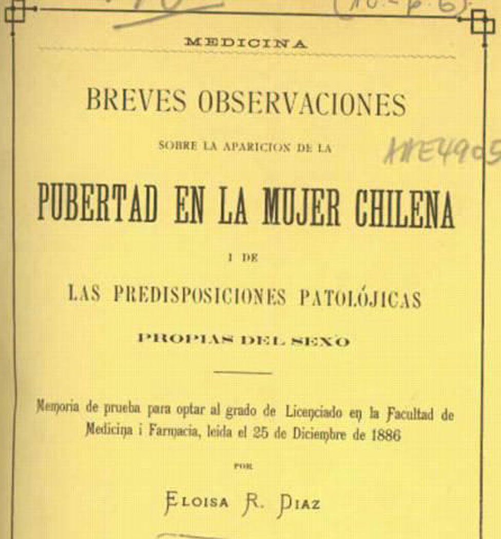 La tesis que escribió Díaz
