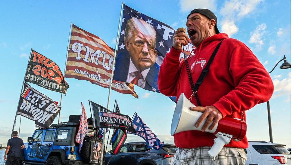 Trump Asked Supporters to Take to the Streets. This Was the Sad Result.