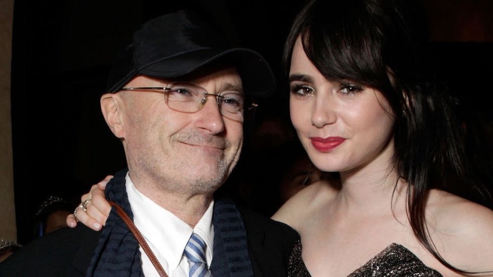 Lily Collins Phil Collins Was Not The Dad I Expected Bbc News