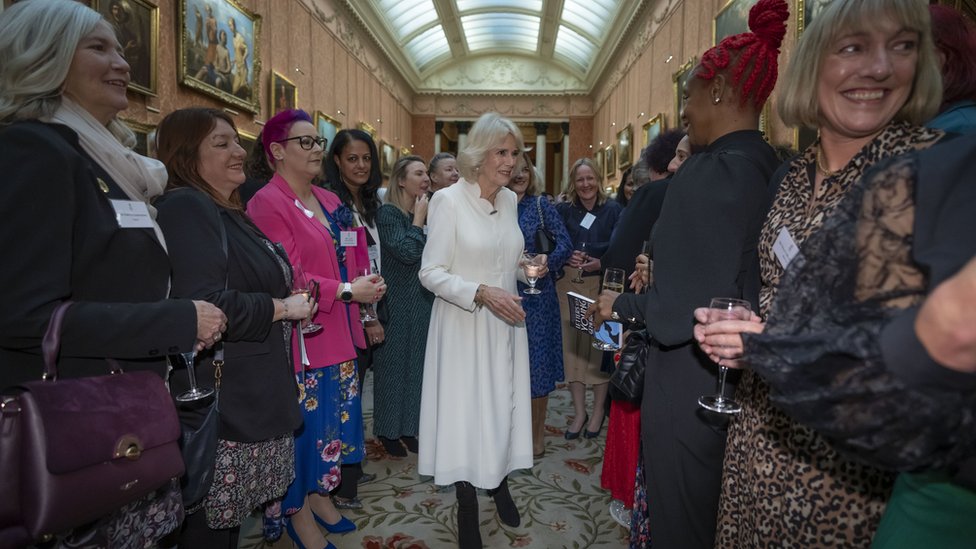 Buckingham Palace reception for campaigners against domestic violence