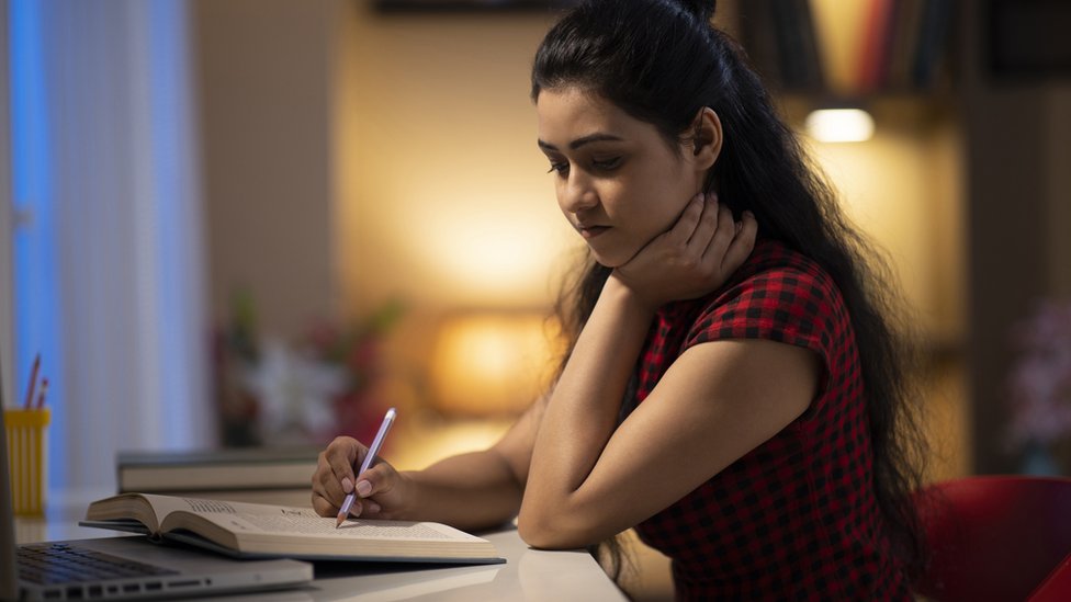 Una estudiante