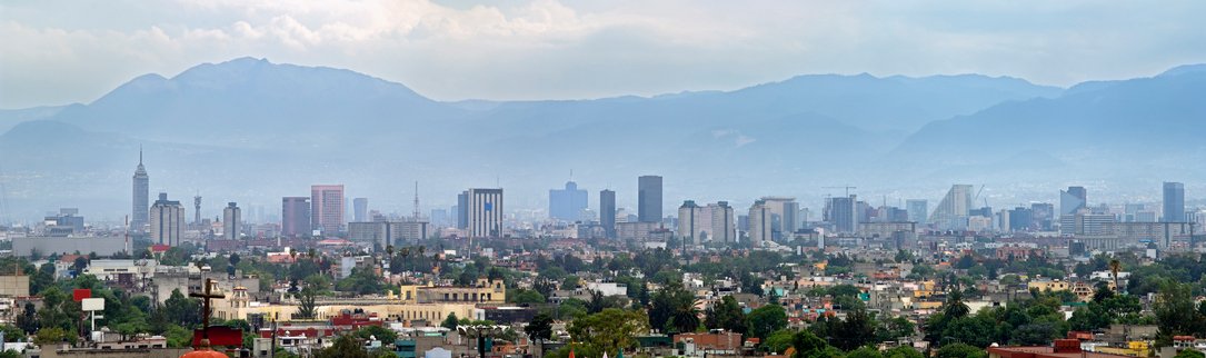 Una vista general de Ciudad de México