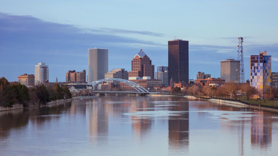 Panorámica de la ciudad de Rochester, Nueva York