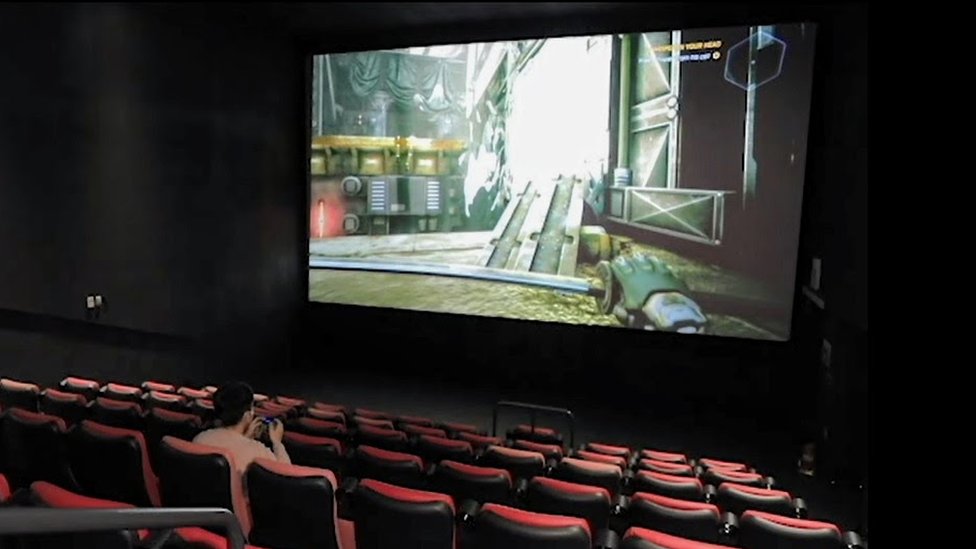 The Cinemas Now Hiring Out Their Screens To Gamers Bbc News