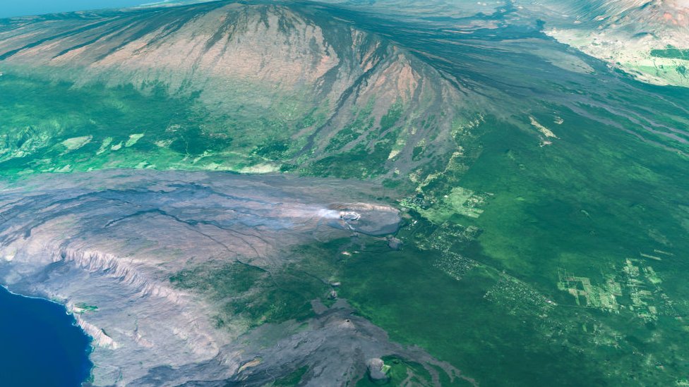 Вулканы сформировали большую часть Большого острова Гавайев