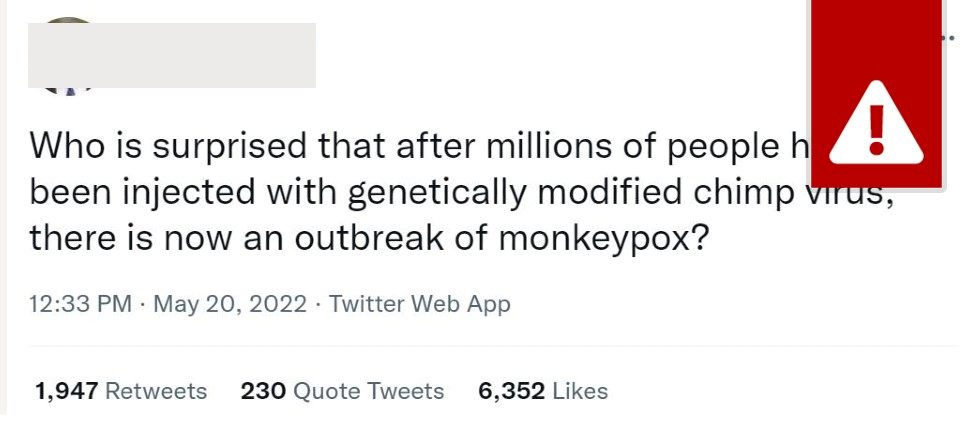 „Ko može da bude iznenađen da, nakon što su milioni ljudi ubrizgani genetski modifikovanim virusom šimpanze, sada dolazi do izbijanja majmunskih boginja?"
