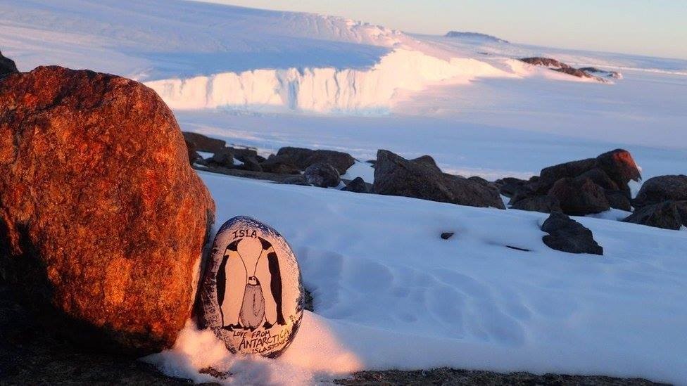 Камень Исла в Антарктиде