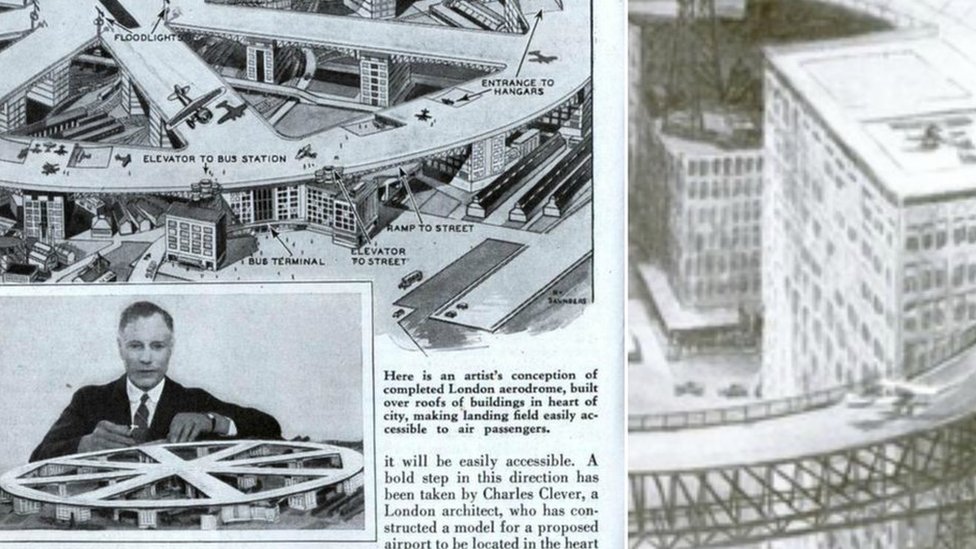 La idea de hacer una pista circular no es nueva. pista de avión circular