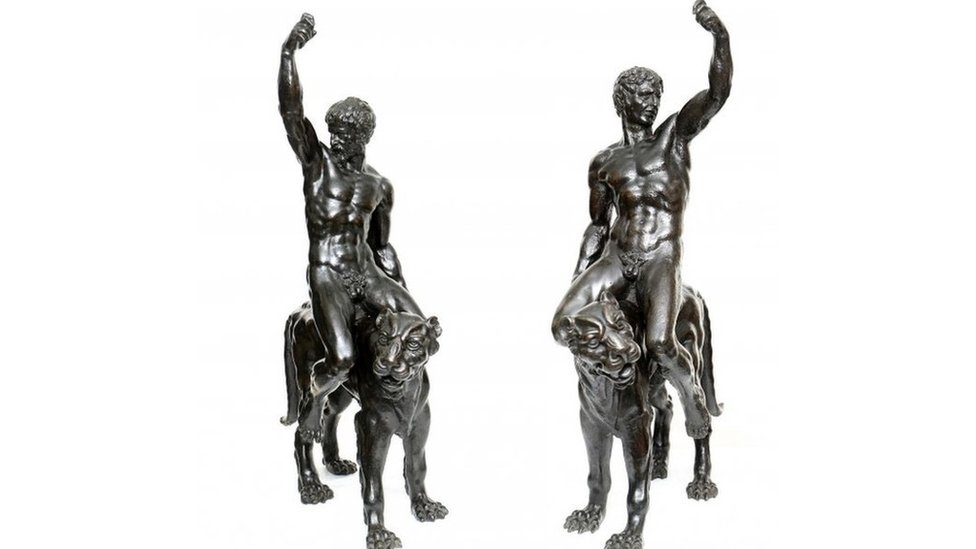Bronzane skulpure, moguće da su rad Mikelanđela, Ficvilijam muzej, Kembridž