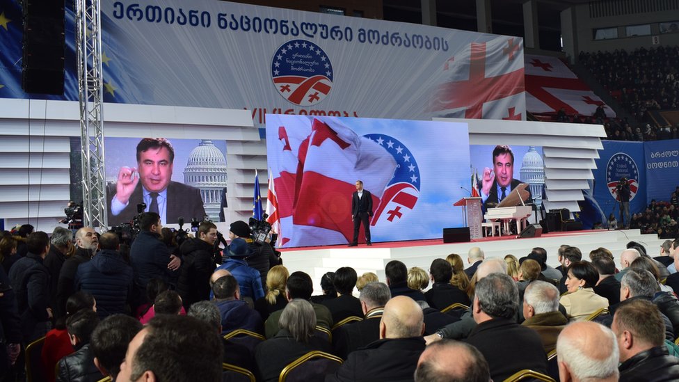 Выступление Саакашвили на конгрессе