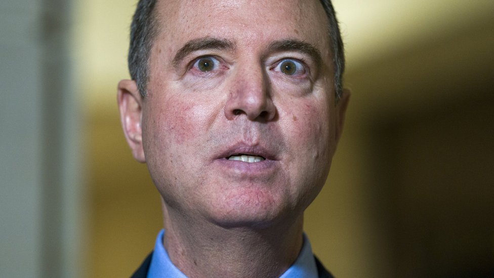 House Intelligence Committee Chairman Adam Schiff announces the first public hearings at the US Capitol