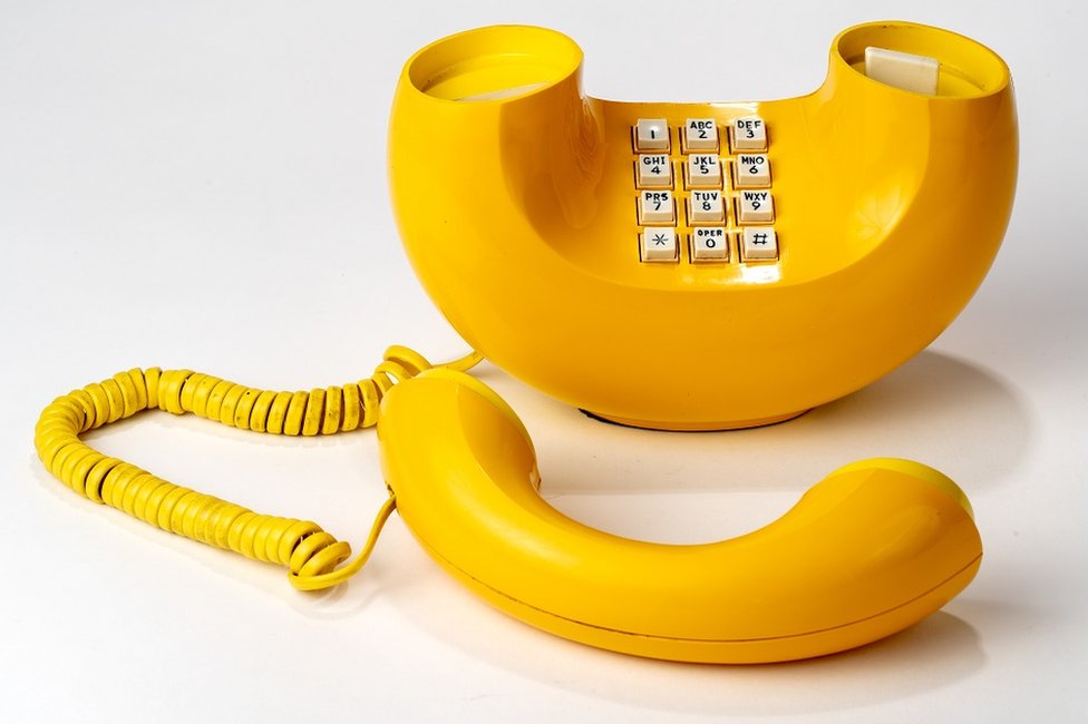 Sarı bir muz telefon